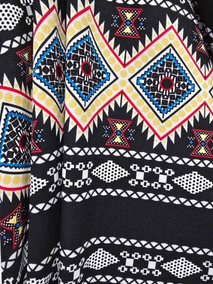 Jerse scuba crep imprimeu aztec 
